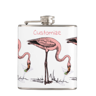 Petaca Flamingo Beber Martini Thunder_Cove