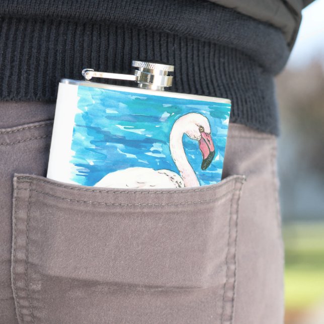 Petaca Flamingo rosa (In Situ)