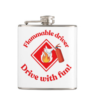 Petaca Flammable Driver Trucker Gift | Funny ADR Hazmat