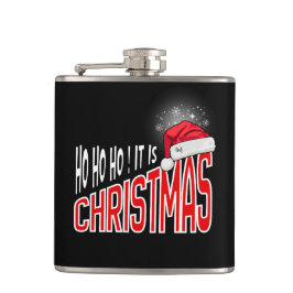 Petaca Flask 6oz : It's Christmas (black)