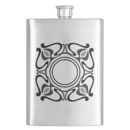 Petaca Flask Art Nouveau