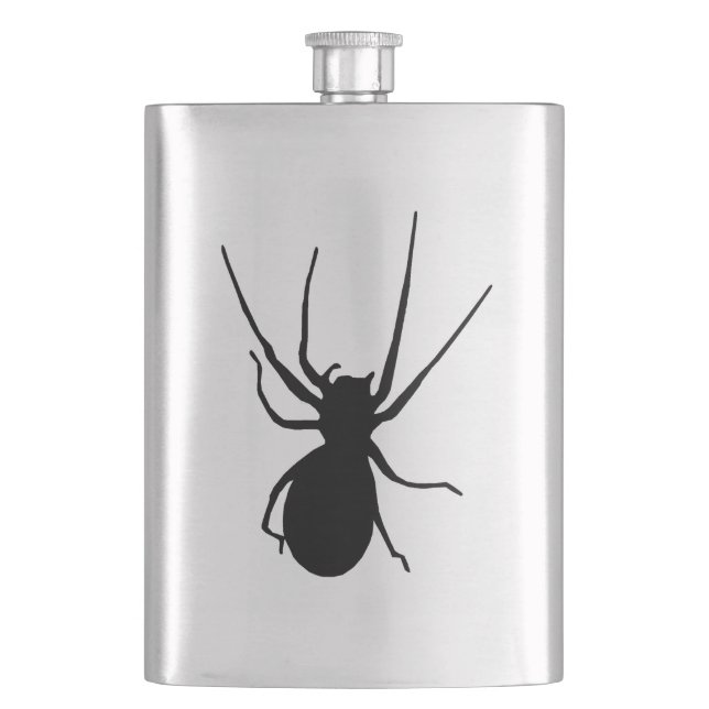 Petaca Flask Black Spider (Anverso)