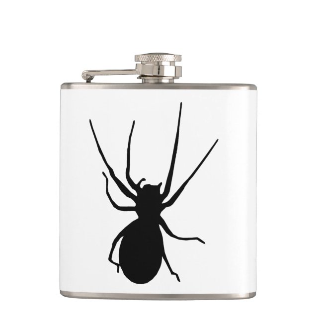 Petaca Flask Black Spider (Anverso)