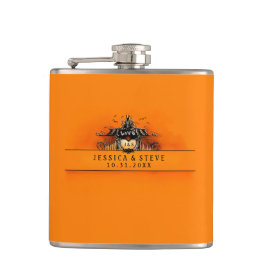 Petaca Flask boda - Amor de Halloween