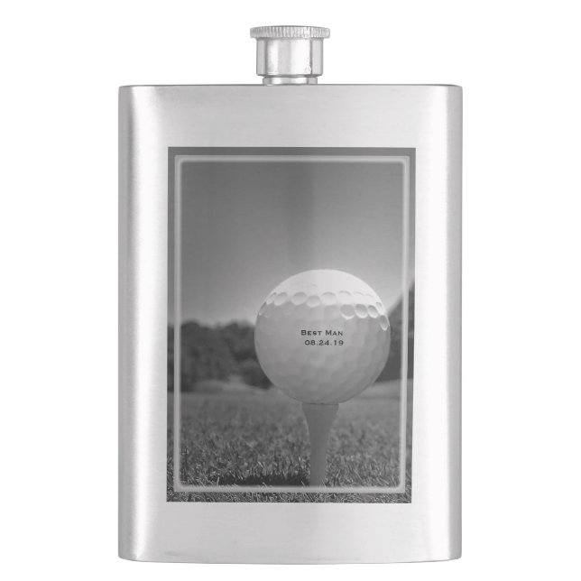 Petaca Flask clásico de golf (Anverso)