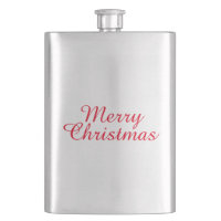 Flask clásico de navidad