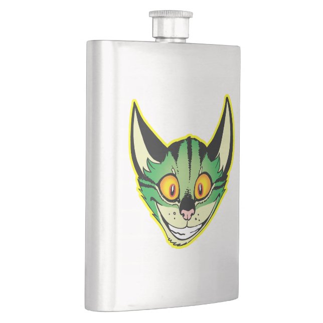Petaca Flask Classic para gato Personalizado fluorescente (Derecha)