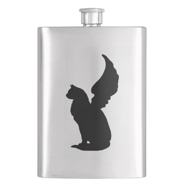 Petaca Flask de Angel Cat (Anverso)