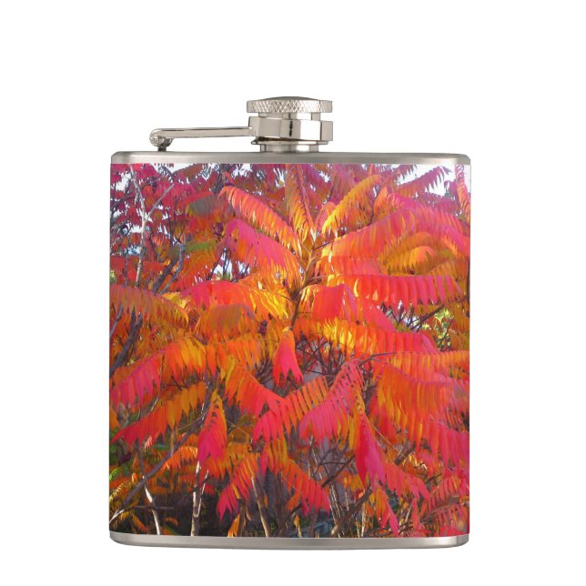 Petaca Flask de árbol de hoja roja (Anverso)