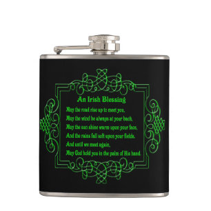 Petaca Flask de bendición irlandesa