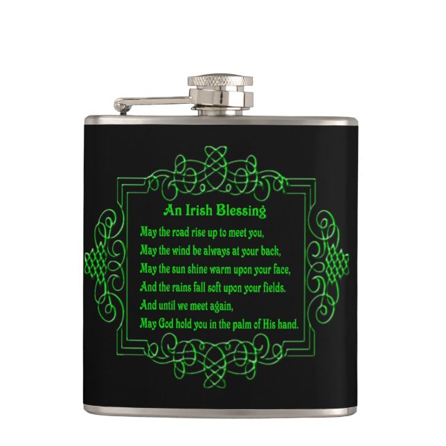 Petaca Flask de bendición irlandesa (Anverso)