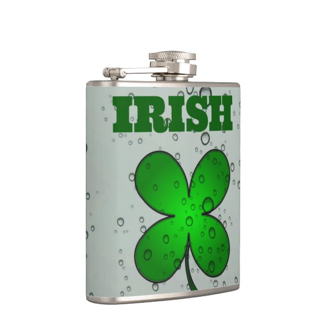 Petaca Flask de cadera de Clover Irlandés (Derecha)