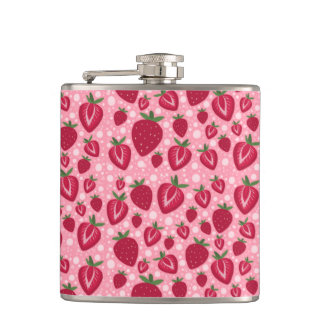 Petaca Flask de fresa de soda