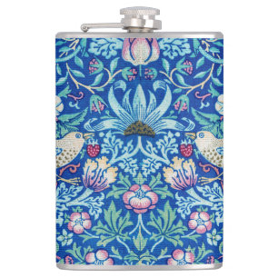 Petaca Flask de fresa Thief Blue, William Morris