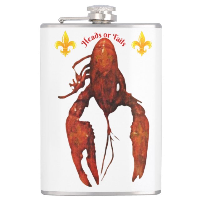 Petaca Flask de gambas (Anverso)