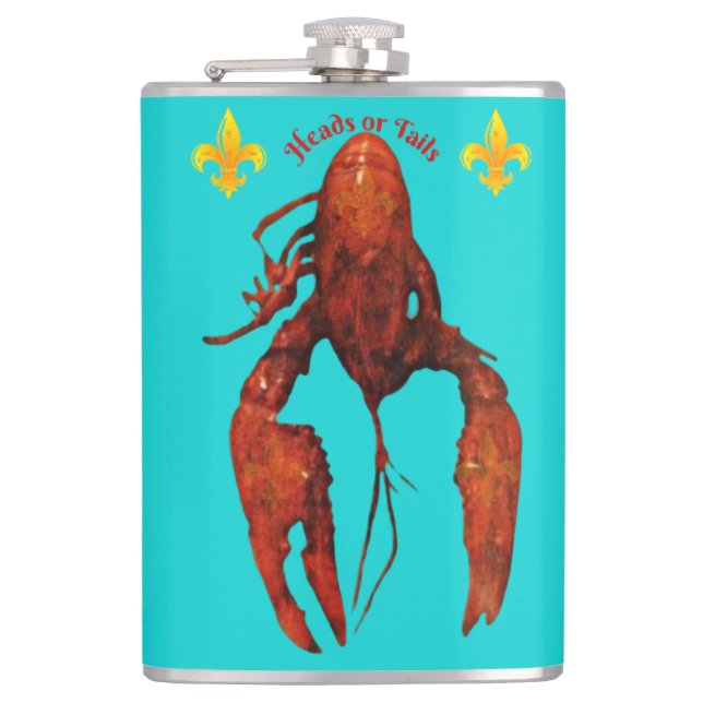 Petaca Flask de gambas (Anverso)