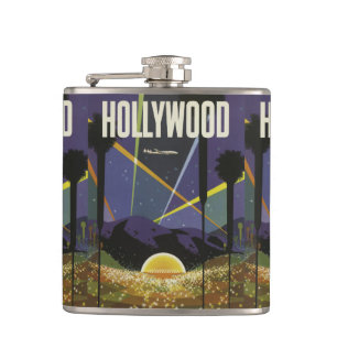 Petaca Flask de Hollywood USA Vintage Travel