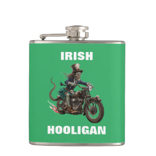 Petaca Flask de Hooligan irlandés Zombie