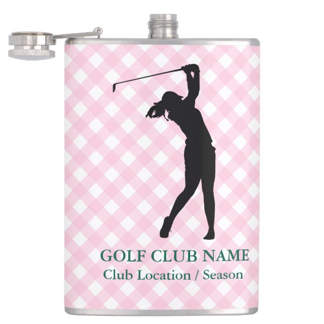 Petaca Flask de la Liga de Golf Damas (Abierto)