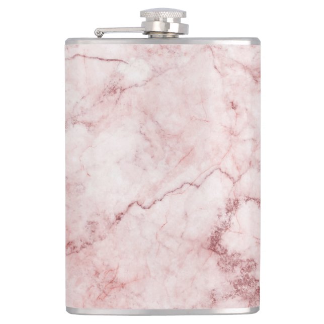 Petaca Flask de mármol rosa (Anverso)