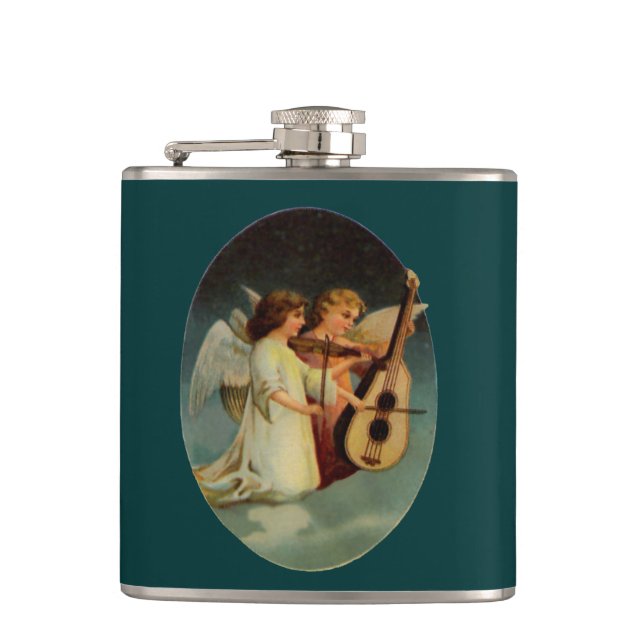Petaca Flask de niños de ángel (Anverso)