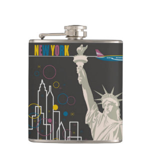Petaca Flask de Nueva York