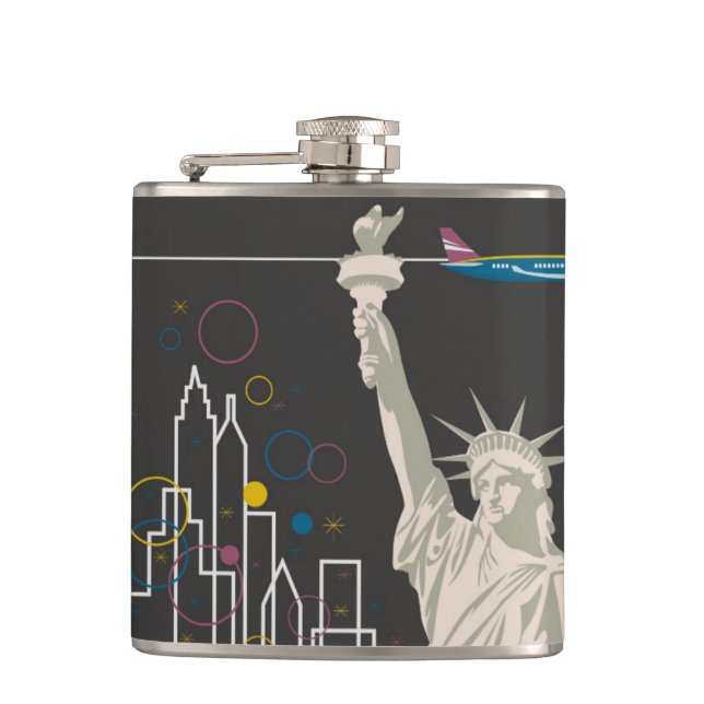Petaca Flask de Nueva York (Anverso)