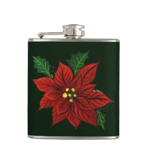 Petaca Flask de Poinsettia