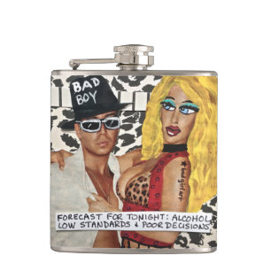 PETACA FLASK-FORECAST PARA ESTA NOCHE: ALCOHOL,