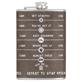 Petaca Flask Forward to Fun - Motivación para beber - div