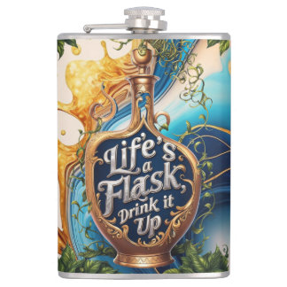 Petaca Flask Forward to Fun - Motivación para beber - div