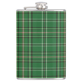 Petaca Flask Green Tartán