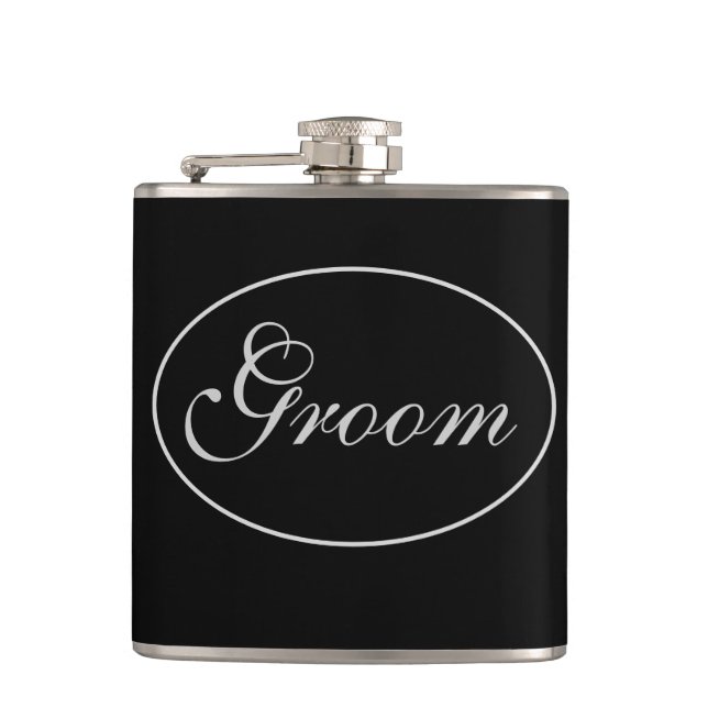 Petaca Flask-Groom (Anverso)