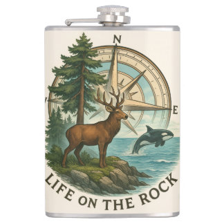 Petaca Flask - La vida en la roca