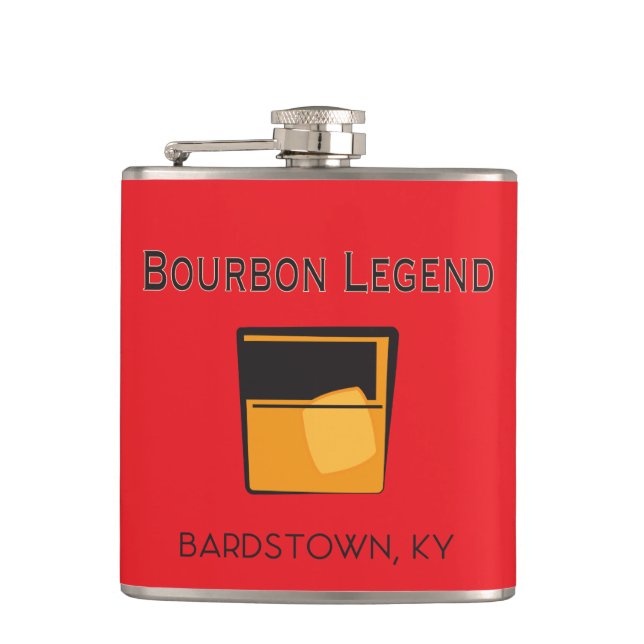 Petaca Flask - Leyenda Borbónica, Bardstown Kentucky (Anverso)