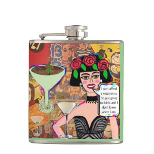 Petaca Flask-No puedo permitirme unas vacaciones, así qu
