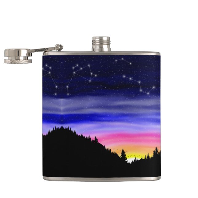 Petaca Flask Nocturna Diamond (Abierto)
