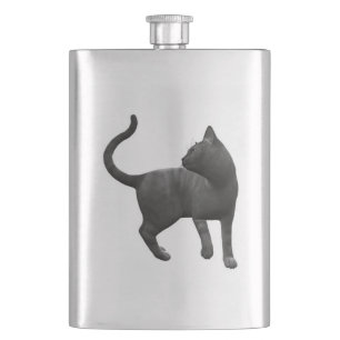 Petaca Flask para gato negro