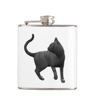 Petaca Flask para gato negro