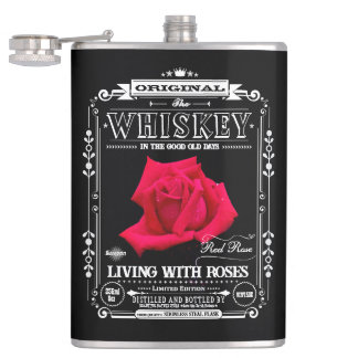 Petaca FLASK_Red Rose