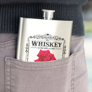 Petaca FLASK_Red Rose