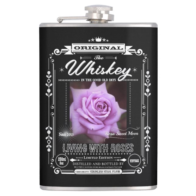 Petaca FLASK__Rosa Sweet Moon (Anverso)