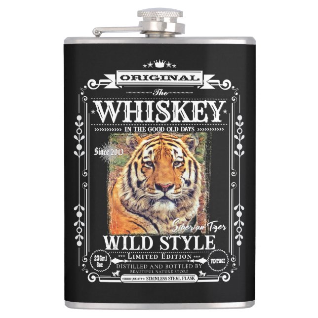 Petaca FLASK_Siberian Tiger (Anverso)