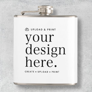Petaca Flask Your Design Upload 6oz