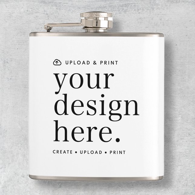 Petaca Flask Your Design Upload 6oz (Subido por el creador)
