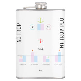 Petaca Flasque YIN YANG - Ni trop, Ni trop peu