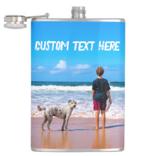 Petaca Fletes de fotos personalizados para su Mascota con