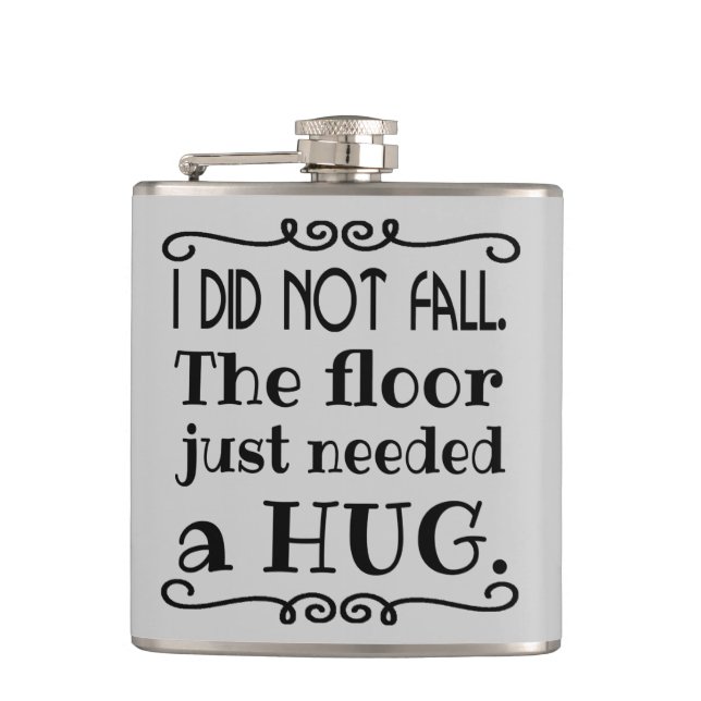 Petaca Floor Hug Funny (Anverso)