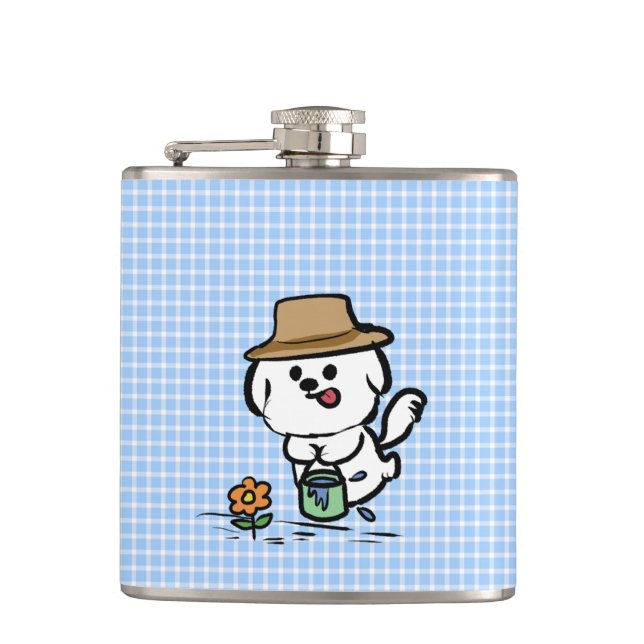 Petaca Flor de agua (Anverso)