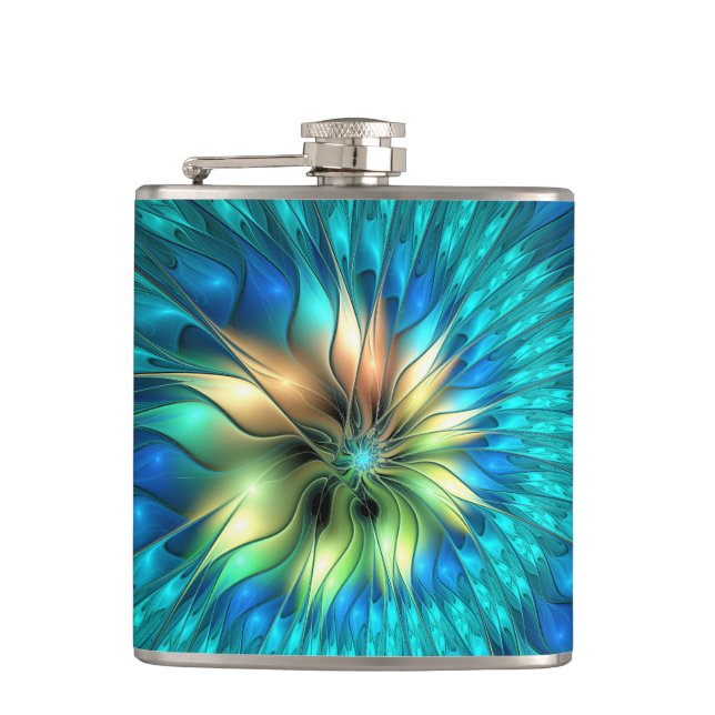 Petaca Flor de fantasía luminosa, fragancia abstracta col (Anverso)